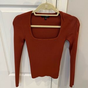 Intermix brand rib knit top